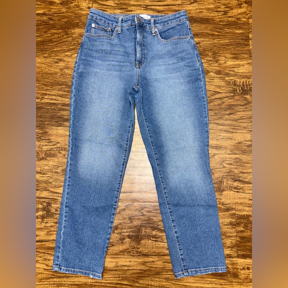 Crown & Ivy High Rise Vintage Straight Jeans Size 8